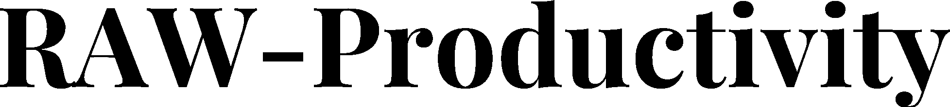 Rawproductivity